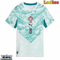 Portugal Bruno Fernandes #8 Replica Away Shirt Ladies World Cup 2026 Short Sleeve